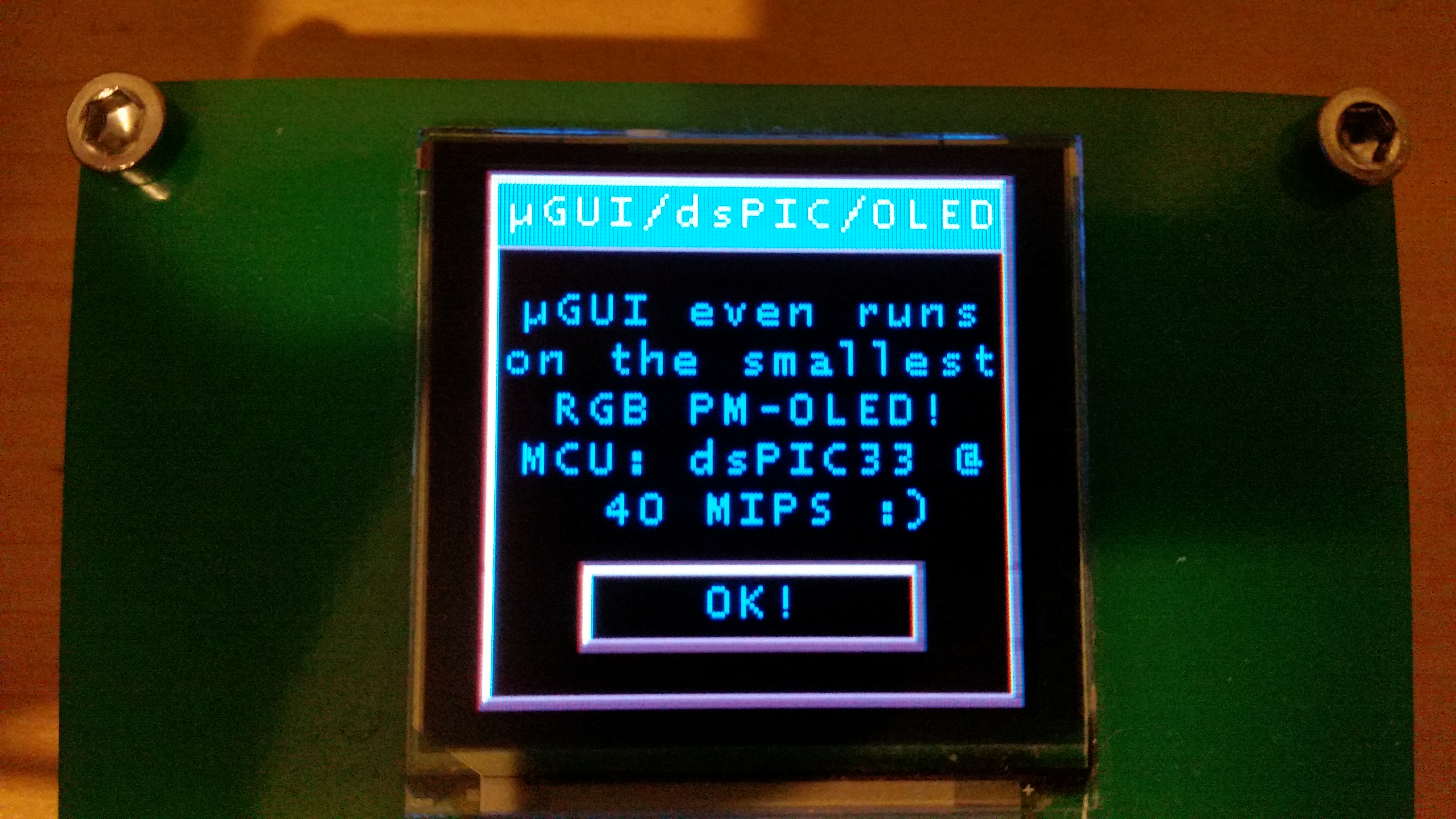 μGUI - free Open Source GUI module for embedded systems | Embedded ...