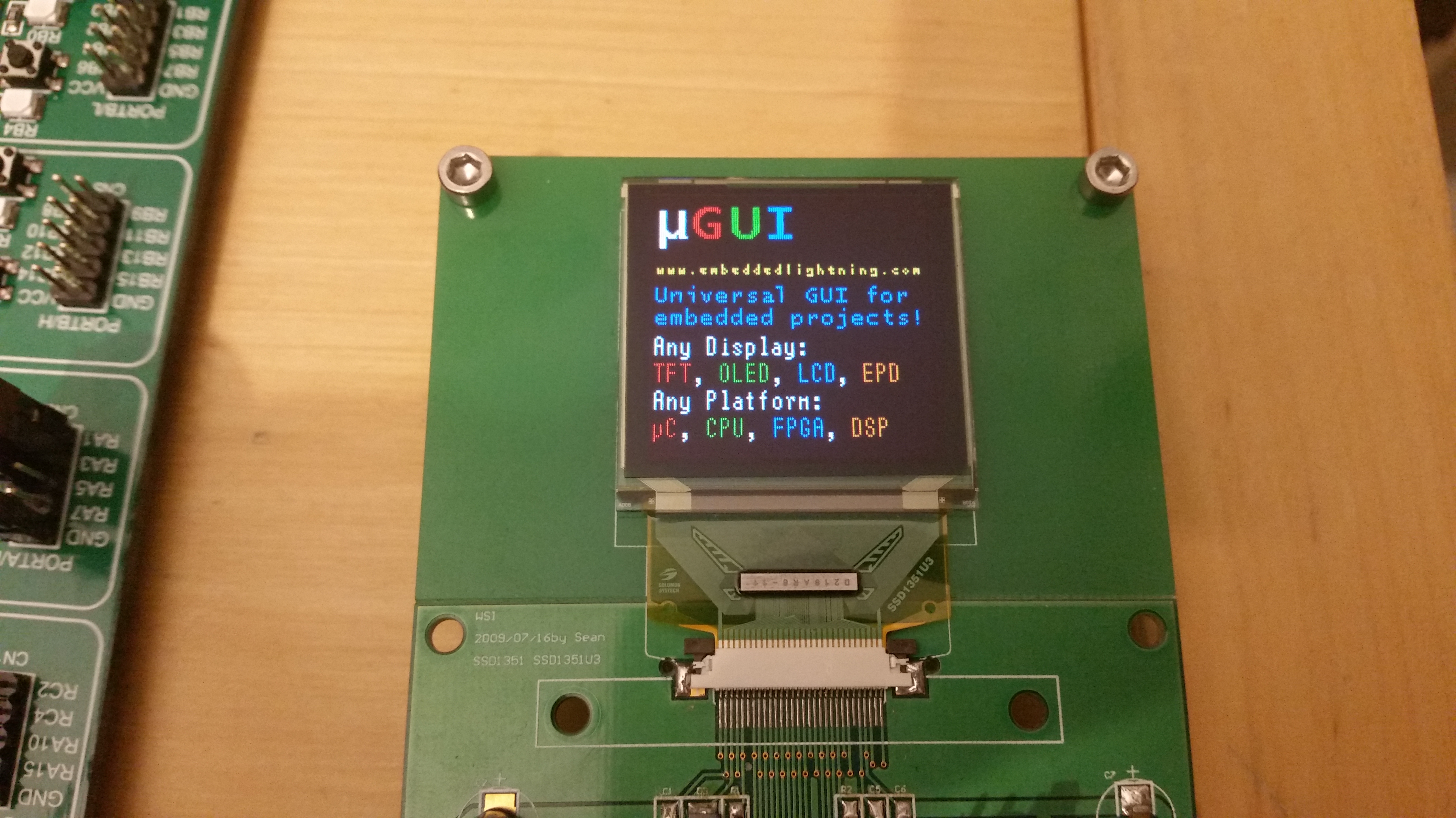 μGUI - free Open Source GUI module for embedded systems | Embedded ...